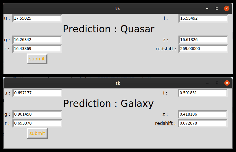 Predicting Star/Galaxy/Quasar using NN